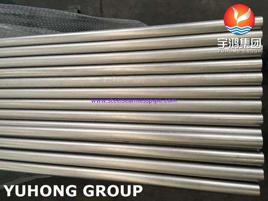ASME SB338 GR.7 / UNS R52400 Χωρίς συγκόλληση σωλήνας ανταλλακτήρα θερμότητας από κράμα τιτανίου
