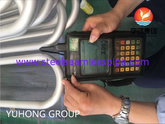 ASTM B444 UNS No6625/Inconel 625 σωλήνας ανταλλακτών θερμότητας κραμάτων νικελίου u-σωλήνων
