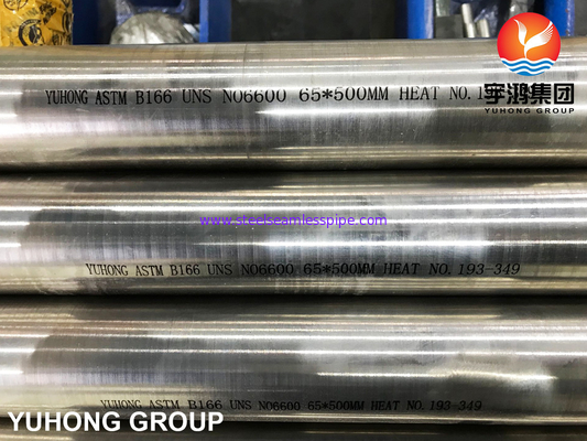 ASTM B166 UNS N06600 / Inconel 600 / Nickel 600, Νικελικό κράμα Στρογγυλή ράβδος φωτεινή αναμμένη