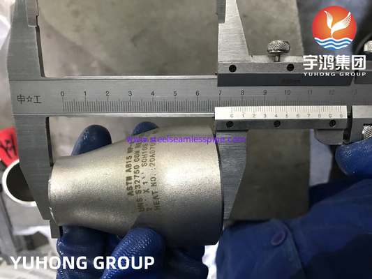 ΑΣTM A815 UNS S32750 Super Duplex Steel Pipe Fitting Συγκεντρωτικός μειωτής