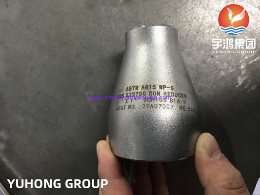 ΑΣTM A815 UNS S32750 Super Duplex Steel Pipe Fitting Συγκεντρωτικός μειωτής