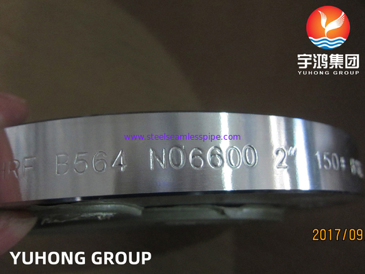 ASTM B564 Inconel 600 / UNS N06600 Νικέλιο, κράμα χάλυβα, πλαστική φλάντσα λαιμού συγκόλλησης