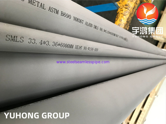 ASTM B690 Κράμα 8367 Σωλήνας Χωρίς Ραφή από Κράμα Νικελίου Χρωμίου Μολυβδαινίου