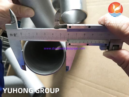Διπλό ατσάλι ASTM A815 S31803, σχήμα Y Tee, σωλήνα B16.9
