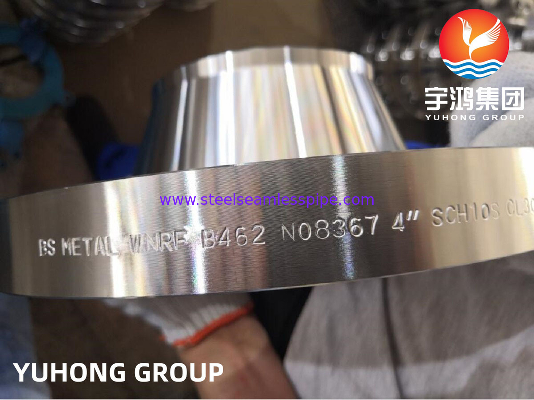 ASTM B462 Alloy Al6XN, UNS N08367 WNRF Flanges Nickel Alloy Steel CL3000 για πετρέλαιο και αέριο