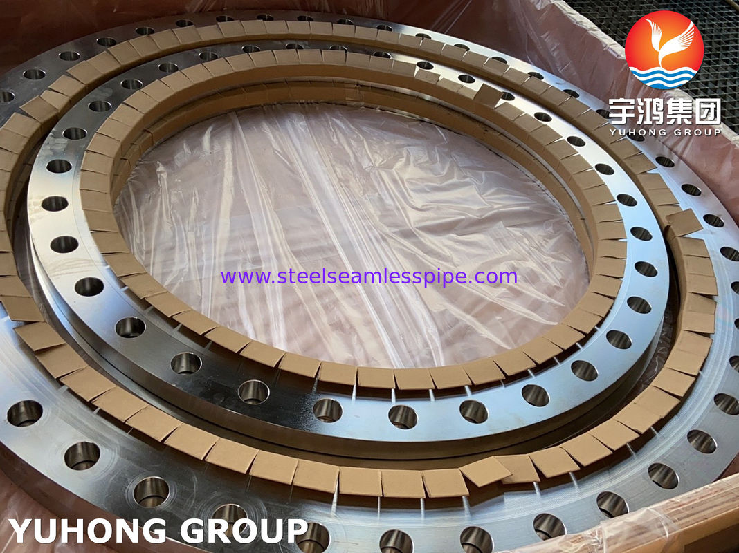 Φλάντζα Δακτυλίου ASTM A240 Κράμα 904L / UNS N08904 AWWA C207 για Υδραυλικές Εργασίες
