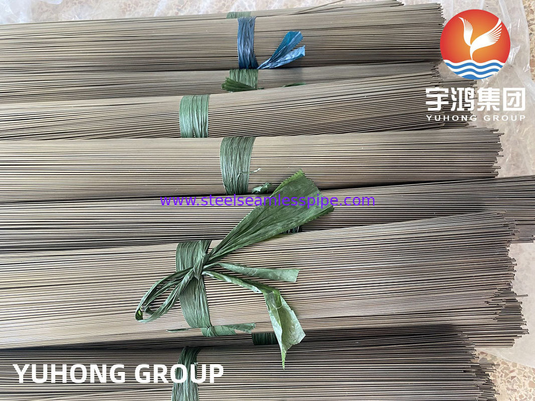 Ανοξείδωτος Σωλήνας Τριχοειδής Λαμπρής Ανόπτησης ASTM A213 / ASTM A269 TP304/304L TP316/316L 19.05 X 1.65 X 6096MM