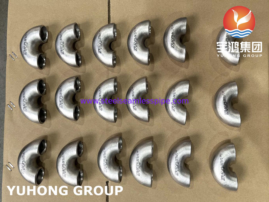 Hastelloy C22 / N06022 180° LR Αγκώνας | ASTM B366 Εξάρτημα Συγκόλλησης Υποδοχής από Κράμα Νικελίου για Διαβρωτικές Εφαρμογές