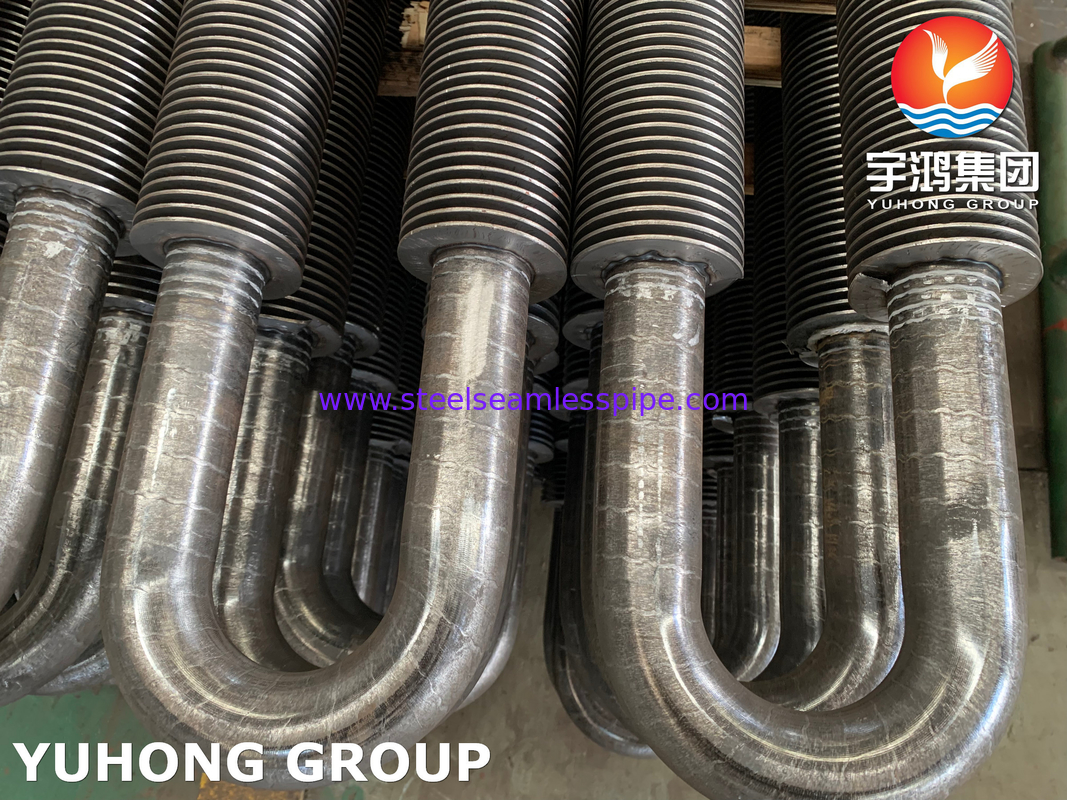 Τύπος φινάκιας U Bend, ASTM A106 Gr. B Υψηλής συχνότητας συγκολλημένος φινάκιας για ανταλλακτές θερμότητας