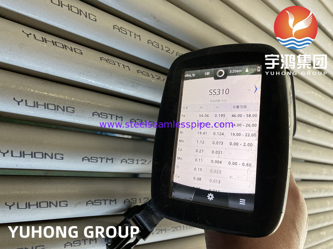 ASME SA2312 TP310S | ASTM A312 TP310S TP310H 310S 310MoLN Σωλήνας από ανοξείδωτο χάλυβα για τη βιομηχανία πετρελαίου και φυσικού αερίου