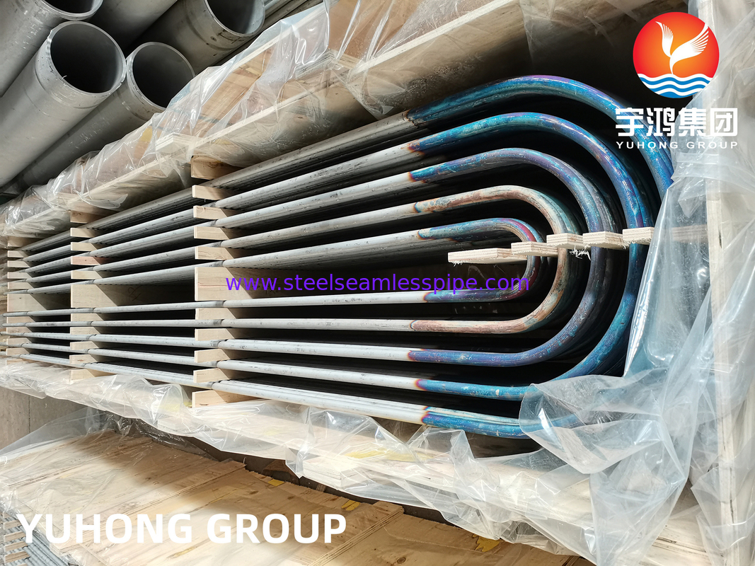 ASME SA213 TP316L Ατσάλινο σωλήνα U Bend για εναλλάκτη θερμότητας και λέβητα