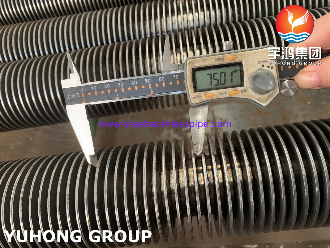 ASTM A106 HF συγκόλληση Gr. B Ατσάλι άνθρακα U Bend Fin σωλήνα για εναλλάκτη θερμότητας