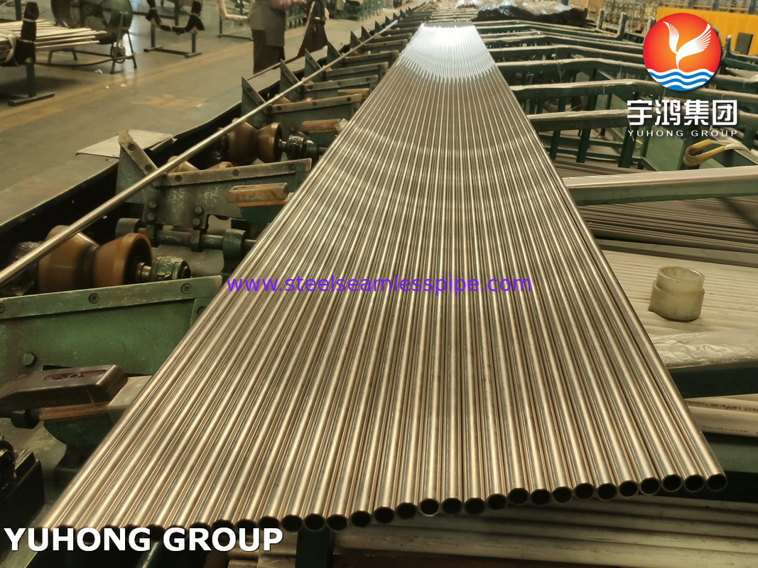ASTM B111 UNS C71640 (CW353H) O61 Τύπος χάλυβα από κράμα χαλκού νικελίου για την ηλεκτρονική βιομηχανία