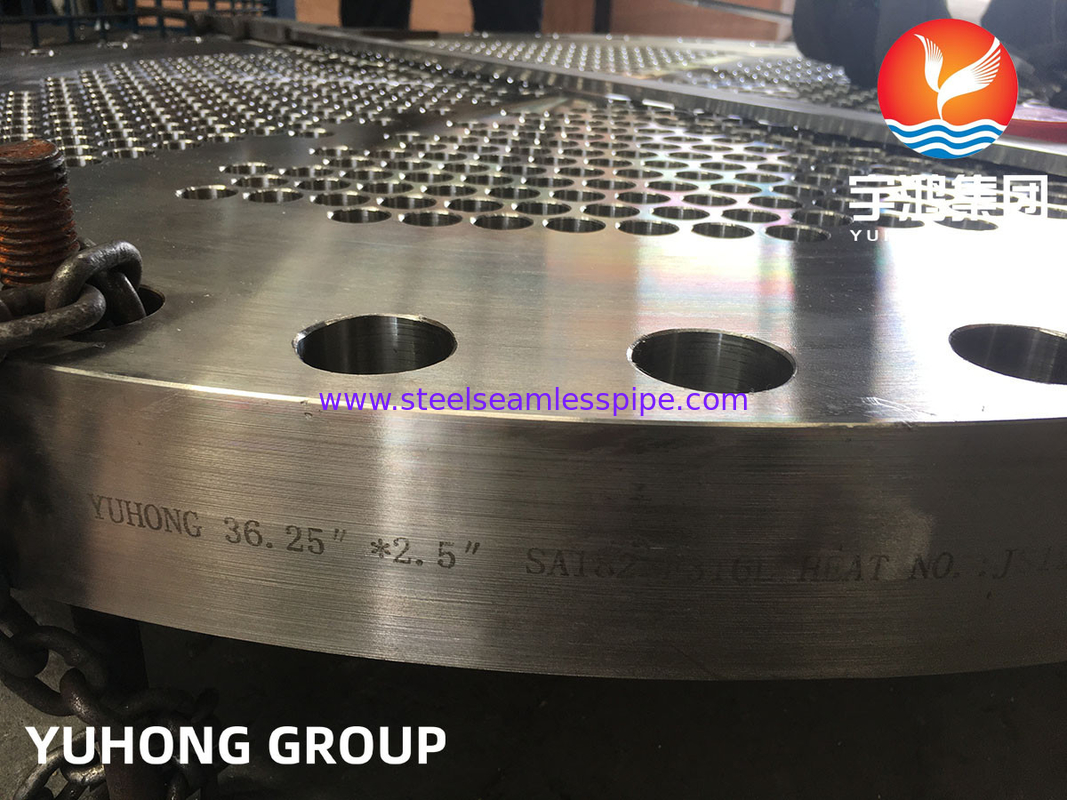 ASME SA182 F316L, 1.4404 Τυποποιημένο φύλλο σωλήνων από ανοξείδωτο χάλυβα για ανταλλακτές θερμότητας