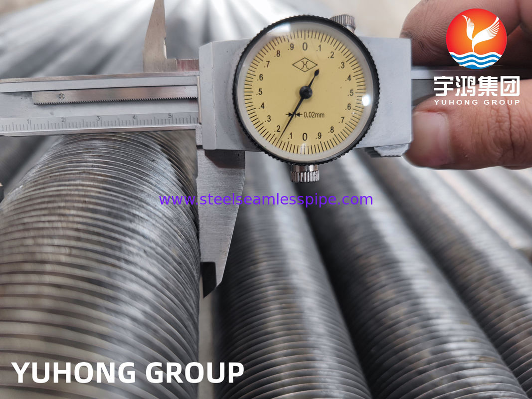 Προσαρμοσμένο σωλήνα με πτερύγια από υλικό αλουμινίου και τύπους πολλαπλών πτερύγων για εφαρμογές ανταλλάκτη θερμότητας και συμπυκνωτή