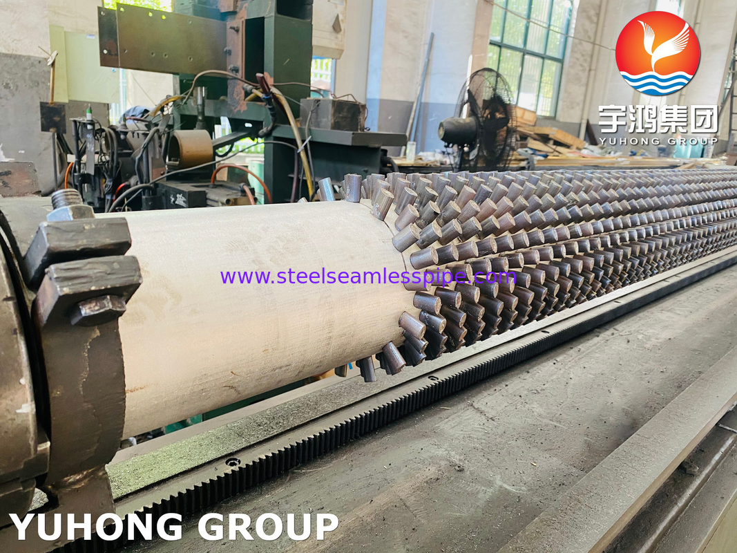 Σωλήνες HFW: ASME SA213 TP347H Σώλος βάσης με 11% Cr Steel Studs για θερμαντήρες καύσης