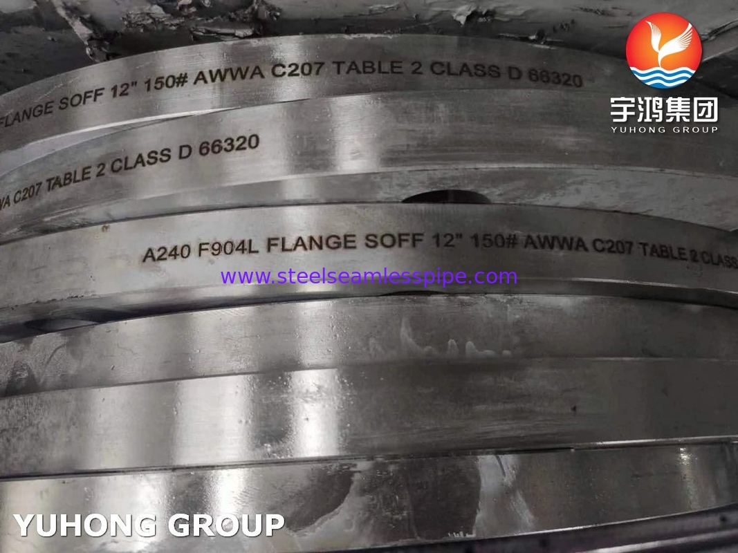 ASTM A240 F904L από ανοξείδωτο χάλυβα AWWA C207 Πίνακας 2 Τάξη D