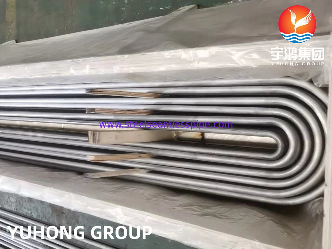 ASME SA213 TP347 TP347H Ατσάλινο σωλήνα U Bend Tube ET/HT για σωλήνα εναλλάκτη θερμότητας