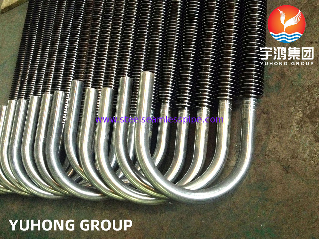 ASTM A179 AL Fin Extruded Fined U Tube για εναλλάκτη θερμότητας με αντοχή στη διάβρωση και προσαρμόσιμες διαστάσεις
