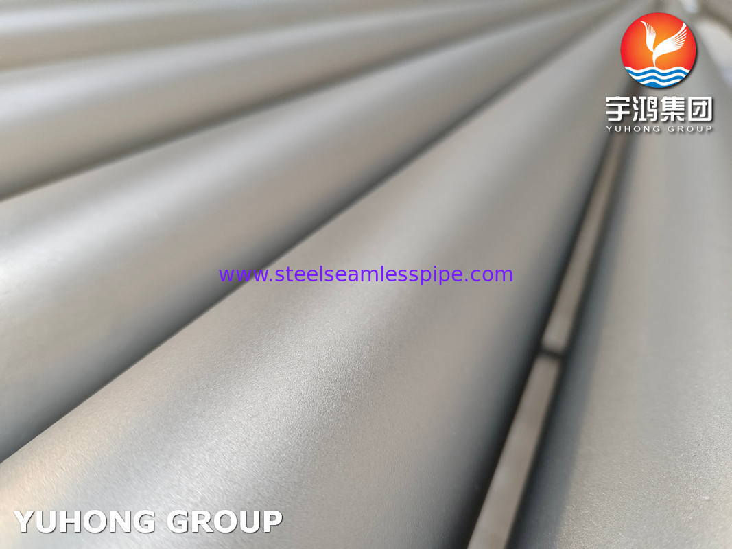 ASTM B407 Σύνθετο 800 Νικέλιο Σύνθετο σωλήνα για θερμοανταλλάκτη λέβητα Σύνθετο σωλήνα