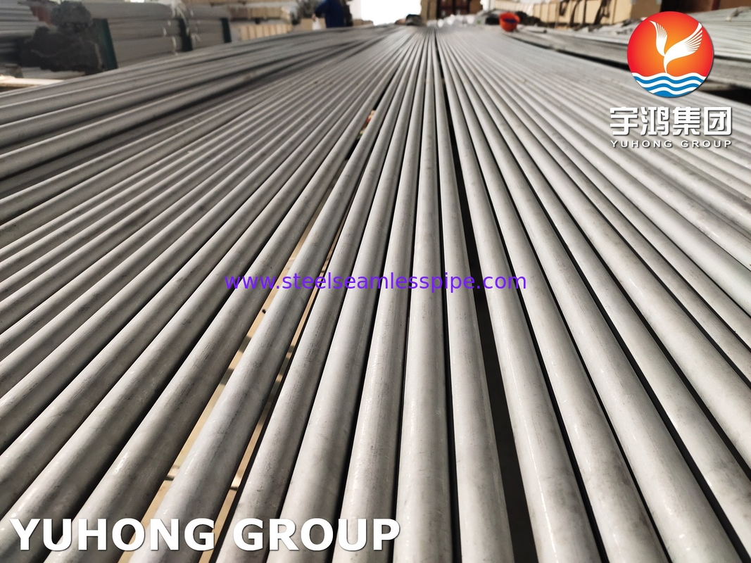ASME SA789 S32205 19.05x2.11x6100MM Διπλό ατσάλινο αδιάβροχο σωλήνα ανταλλάκτη θερμότητας ψύκτη αέρα εξατμιστήρα συμπυκνωτή