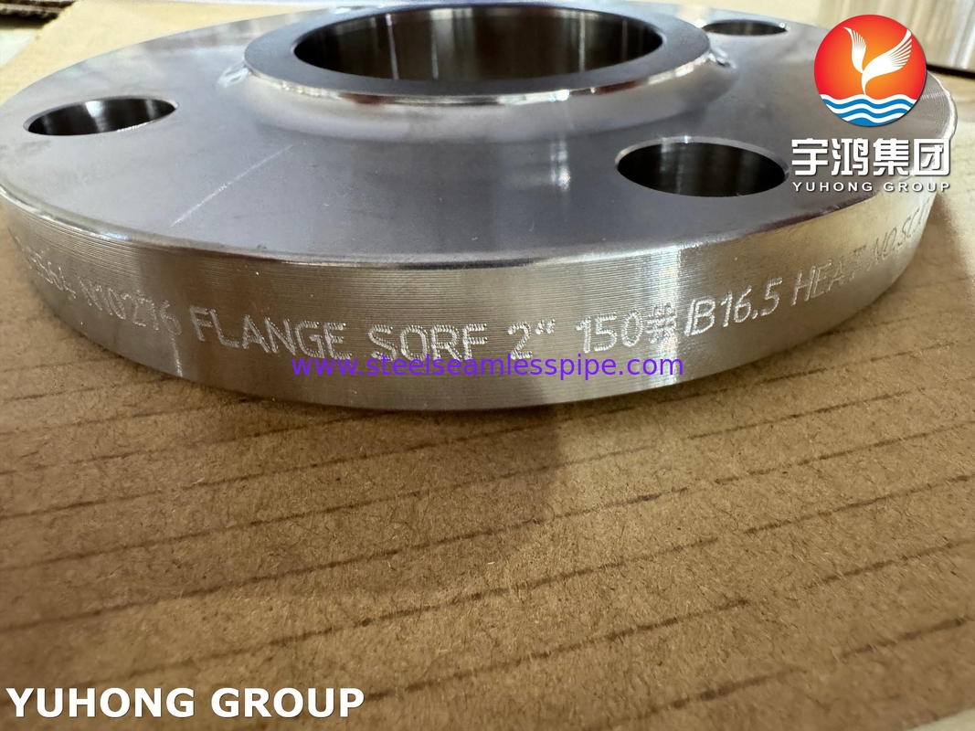 ASTM B564 UNS N10276 Νικελικό κράμα Slip On Flange / Hastelloy C276 SORF Flange