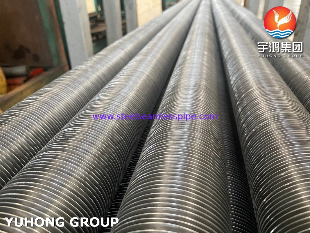Υψηλής συχνότητας συγκόλληση ASTM A106 Gr.B Carbon Steel Fin Pipe For Heater