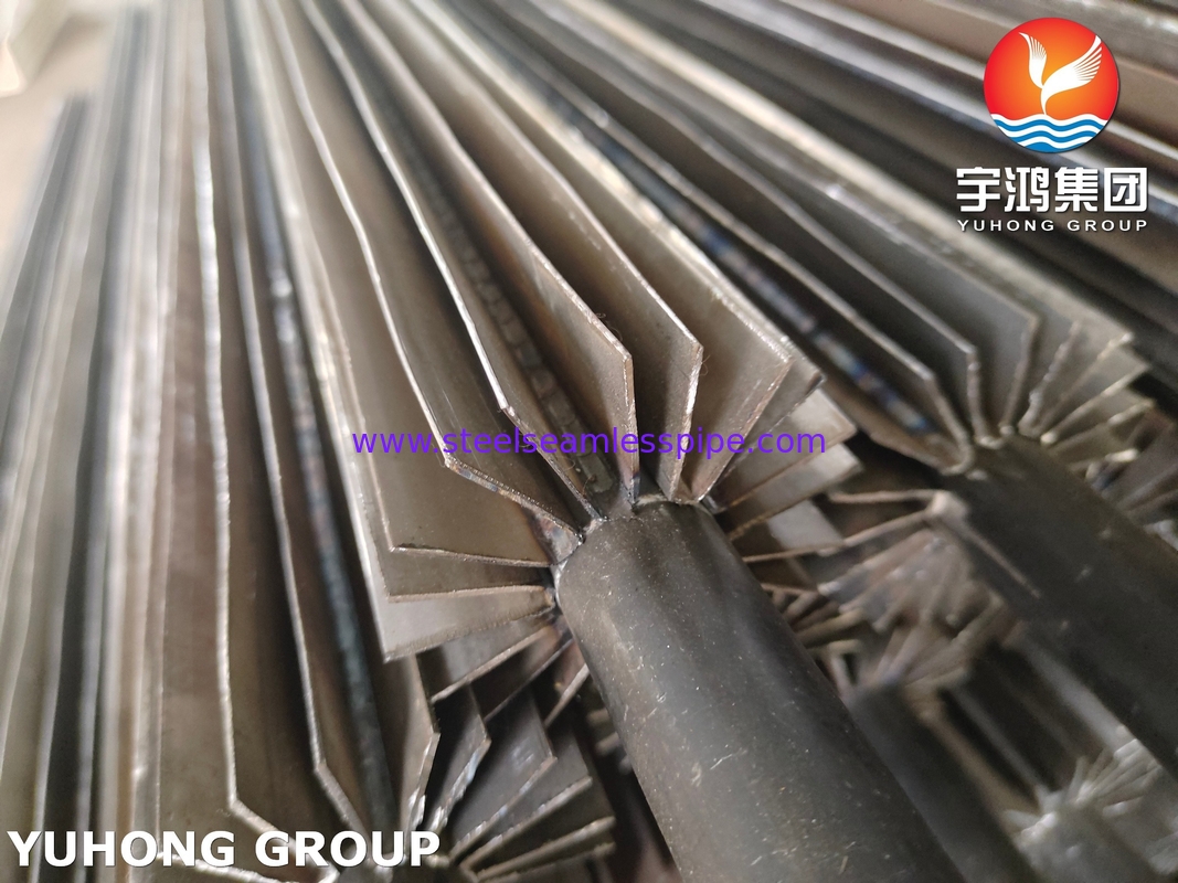 304 Φινέδες σωλήνες ASTM A249 U-Bend διαμήκους τύπου για την πετροχημική βιομηχανία