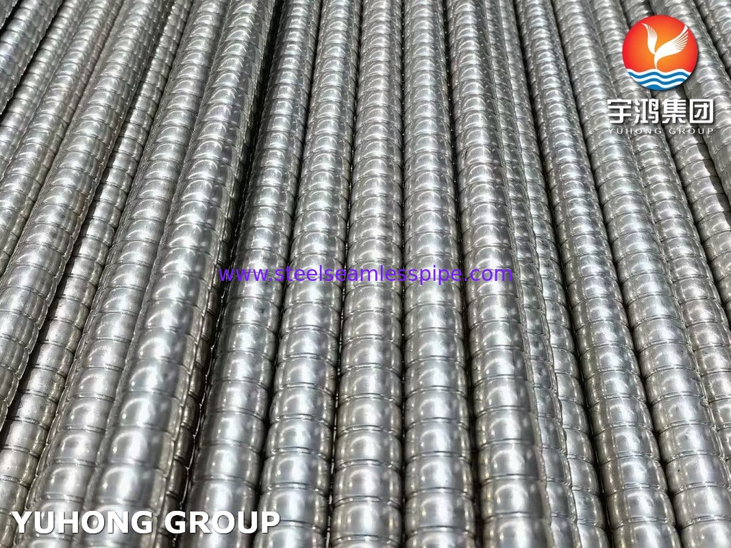 ASME SA312 / ASTM A312 TP310S κυματοειδής σωλήνας πτερυγίου για εναλλάκτη θερμότητας
