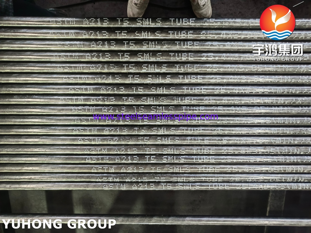 Σωλήνες από κράμα χάλυβα ASTM A213 / ASME SA213 T5 για χρήση σε ανταλλακτές θερμότητας λέβητα