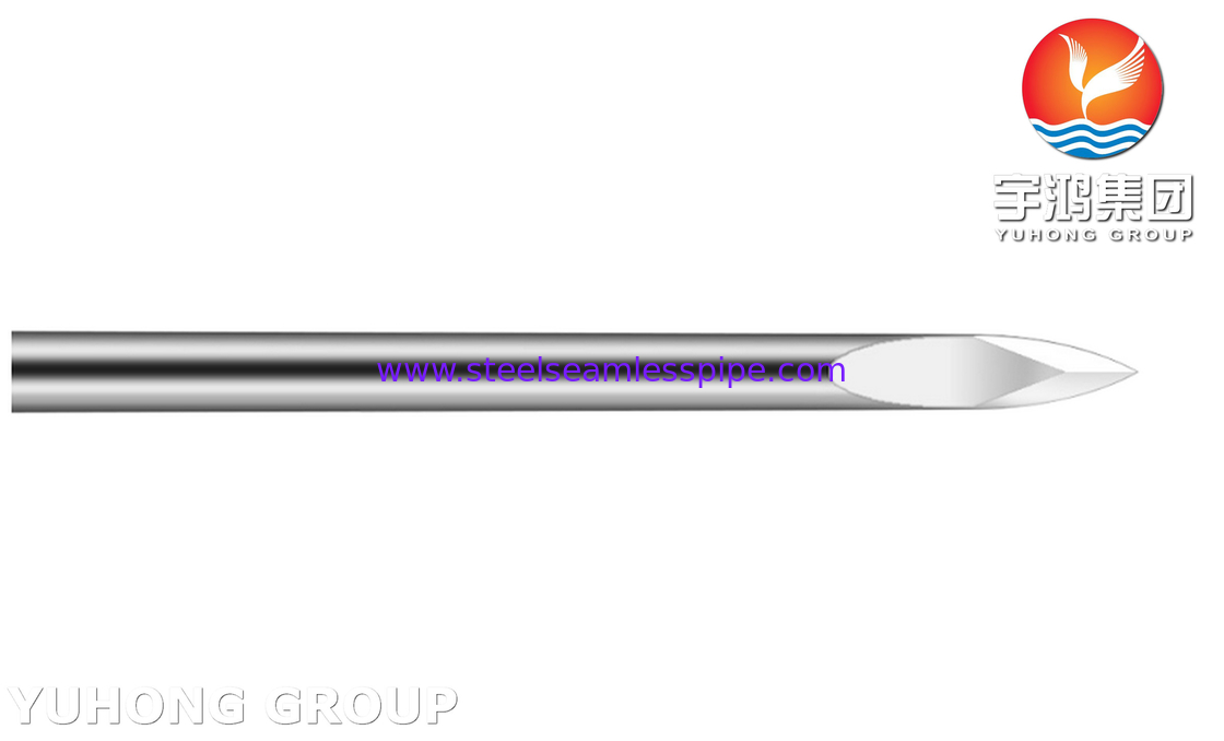 28G 0.36*23.5MM, SUS304 Λάνσετ αίματος, Ιατρικός σωλήνας βελόνας για τη συλλογή αίματος ISO9626