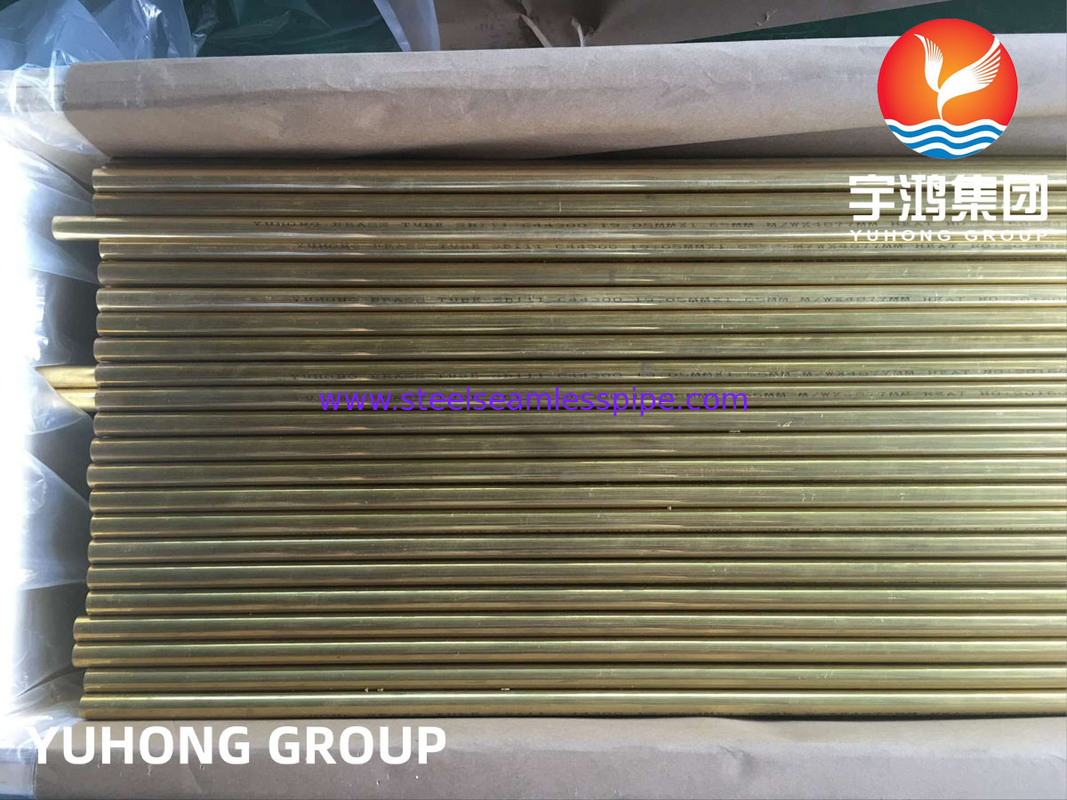 Αδιάβροχο σωλήνα από κράμα χαλκού ASTM B111 C70600,C44300,C71500 Εξοπλισμός θαλάσσιου νερού Εφαρμογή στην ξηρά και εκτός ξηράς