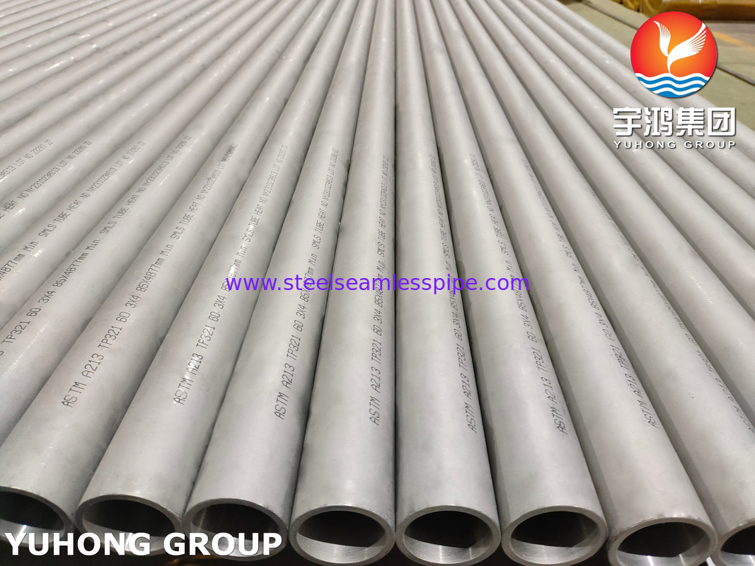 ASTM A213 ASME SA213 TP321 TP321HTυβώματα από ανοξείδωτο χάλυβα