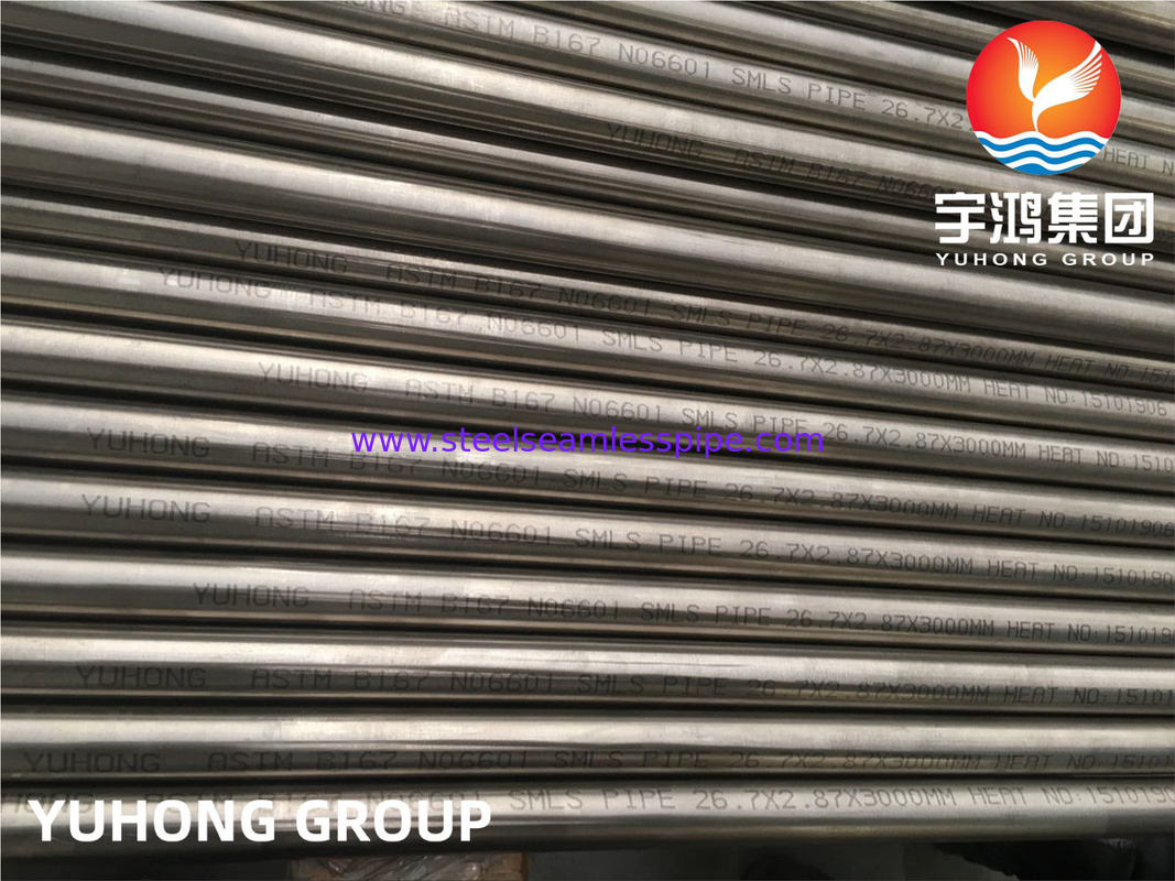 ASTM B167 Inconel 690 N06690 Χωρίς συγκόλληση σωλήνας για τη μεταφορά θερμότητας από γεννήτρια ατμού