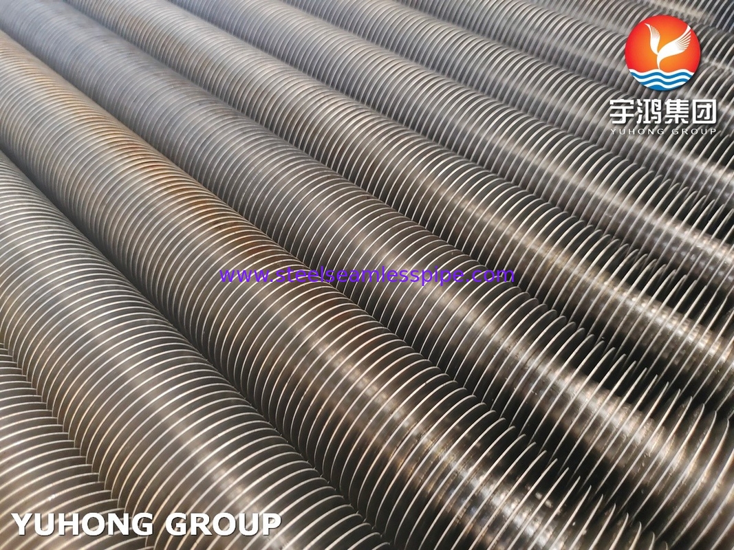 ASTM A179 Αλουμινίου Χάλυβα άνθρακα Ενσωματωμένο σωλήνα πτερυγίου για εναλλάκτη θερμότητας και σύστημα ψύξης