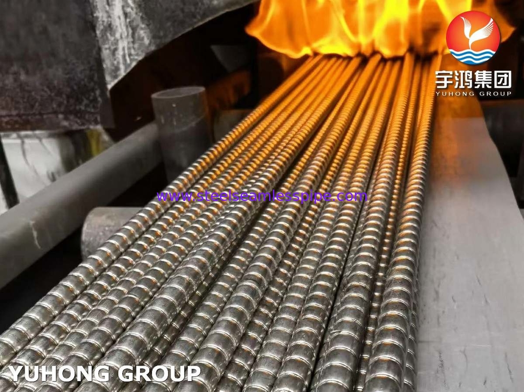 ASME SA312 / ASTM A312 TP310S κυματοειδής σωλήνας πτερυγίου για εναλλάκτη θερμότητας