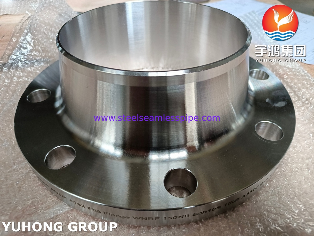 Υπερ-διπλό 2507 φλέγγι ASTM A182 F53 UNS S32750 Υπερ-διπλό φλέγγι λαιμού συγκόλλησης