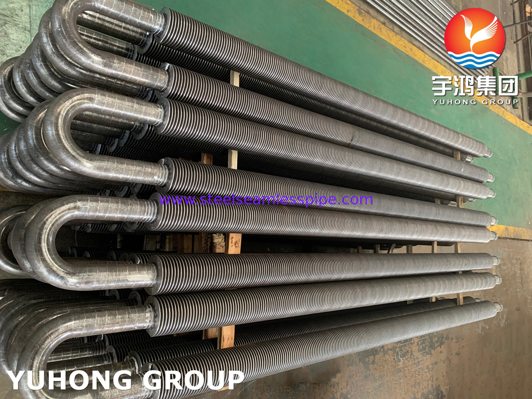 ASTM A106 GR.B U Τύπου HFW Σωλήνας με Πτερύγια για Λέβητες Ανάκτησης Θερμότητας και Αερόθερμαντήρες