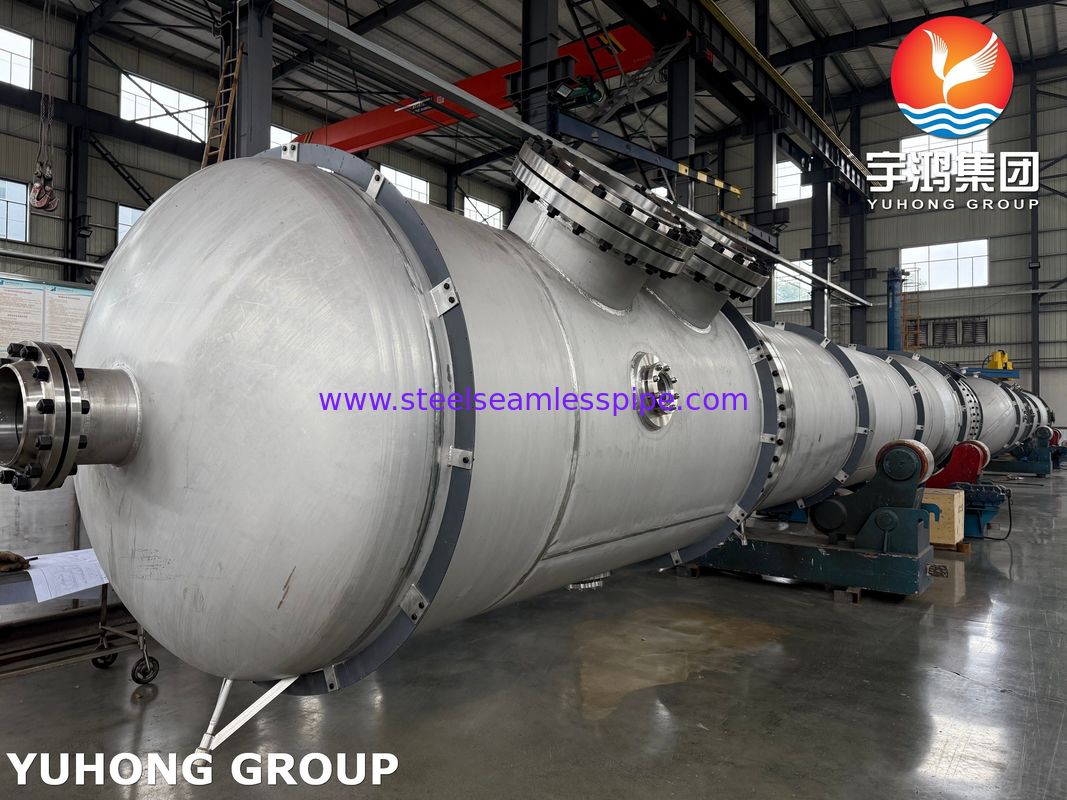 Δοχείο πίεσης διαχωριστή χαμηλής θερμοκρασίας Πρότυπα ASME Υλικό επένδυσης από ανθρακούχο χάλυβα / ανοξείδωτο χάλυβα