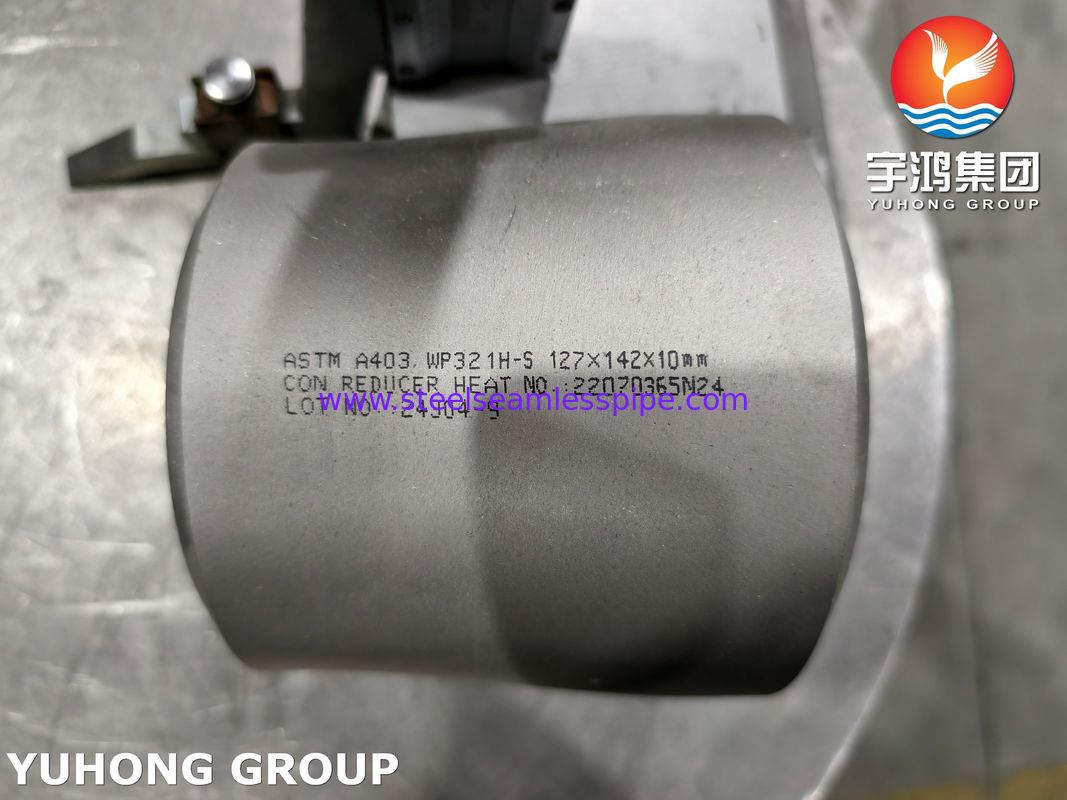 ASTM A403 WP321H / 1.4878 Ατσάλι αδιάβροχο συγκεντρωτικό μειωτήρα ASME B16.9 σωληνώματα
