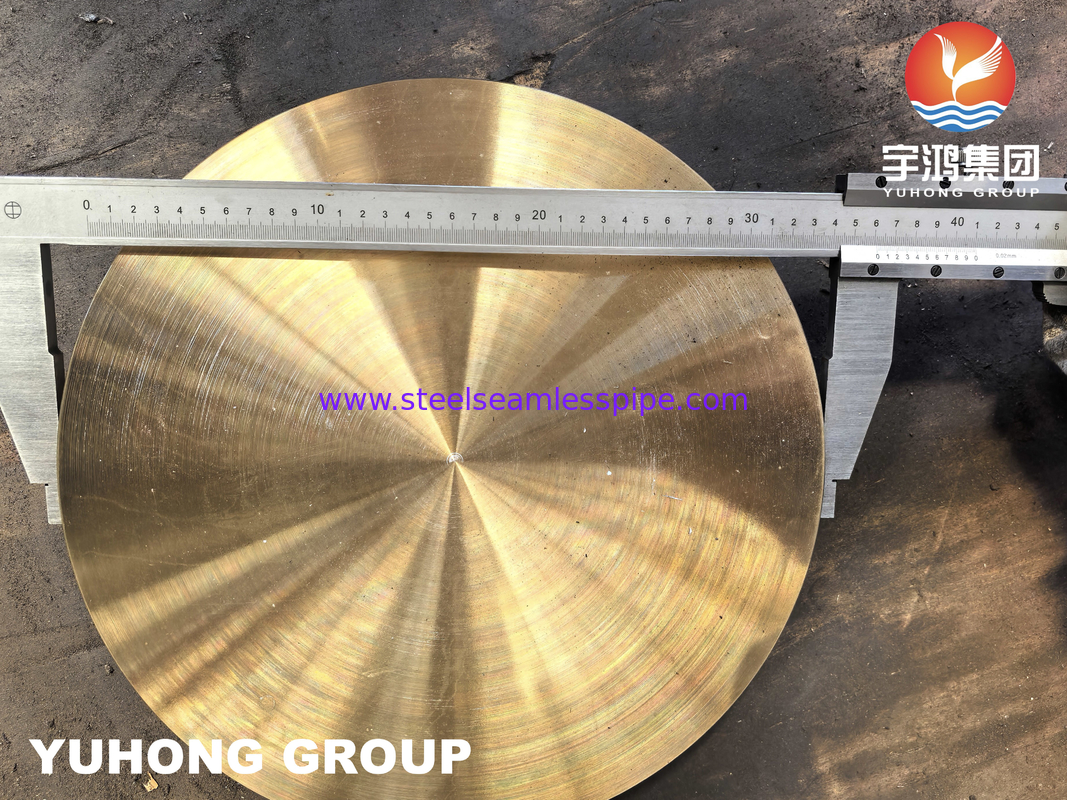 ASTM B171 C46400 Στρατιωτική πλάκα από χαλκό για το τρυπάνι των σωληνώσεων