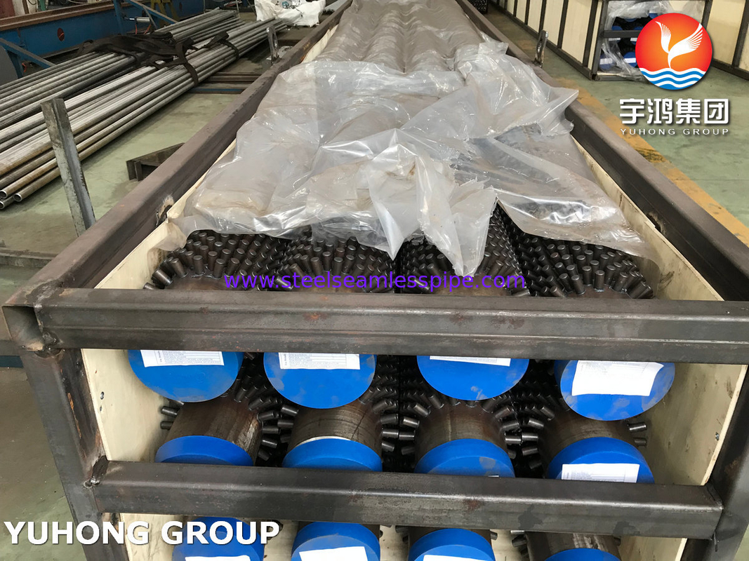ASTM A335 P9 Σωλήνας από κράμα χάλυβα χωρίς ραφή, Σωλήνας με πτερύγια με καρφιά, Για εφαρμογή σωλήνα Furcane