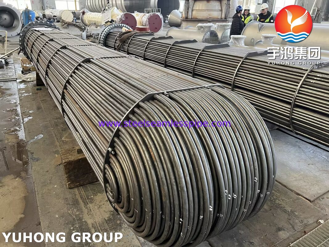 Δέσμη σωλήνων εναλλάκτη θερμότητας SA350 LF2 CL1 Πλάκα σωλήνων SA334 Gr.6 Σωλήνας U Bend