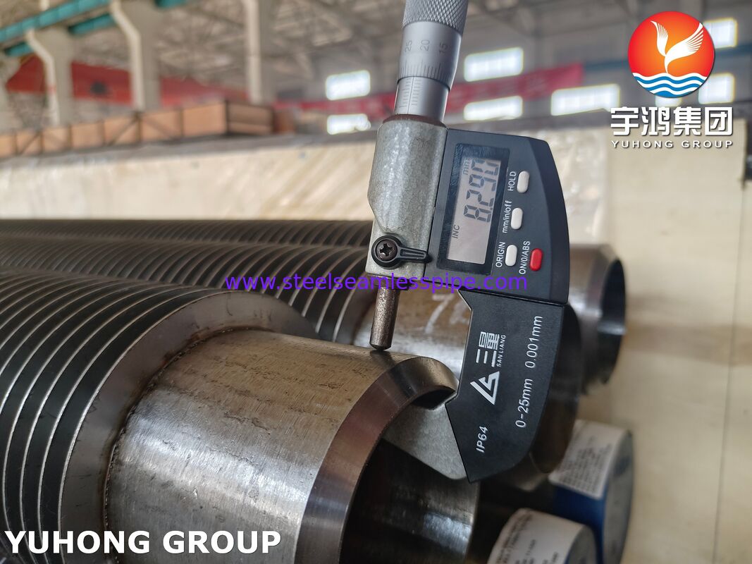 Υψηλής συχνότητας συγκολλημένο φτερωτό σωλήνα - ASTM A335 P22 βάση / 11-13Cr φτερά για λέβητες και θερμαντήρες