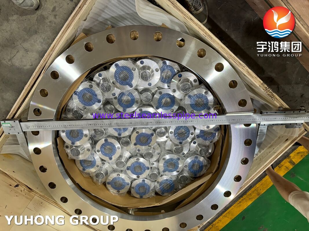 ASTM A240 F904L Slip On Flat Face Flange AWWA C207 Πίνακας 2 Τάξη D πληροί τα πρότυπα των ΗΠΑ για το νερό