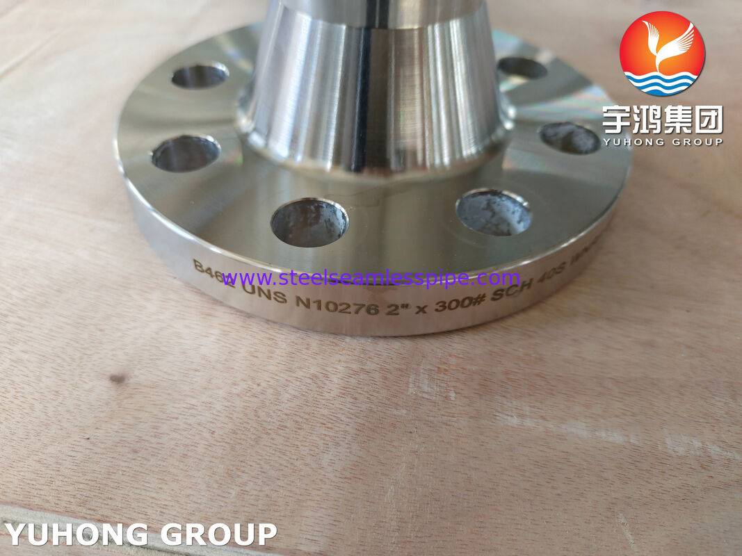 ASTM B564 N10276 SO RF Flange, Hastelloy C276 Slip-On Nickel-Based Alloy Raised Face Forged Flange (Συλλογή χάλυβα με βάση το νικέλιο)