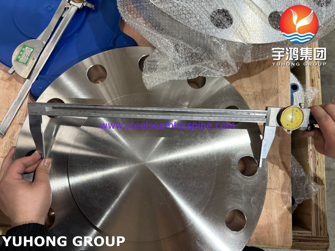 ASTM A182 F51 Duplex 2205 Τυφλή Φλάντζα ASME B16.5 BLRF Φλάντζα Duplex Ατσάλινη Φλάντζα