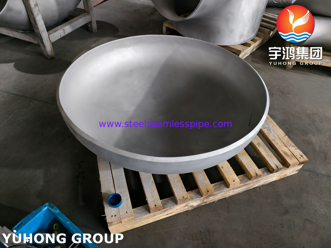 ASME SA403 / ASTM A403 WP304H Τελικό καπάκι ASME B16.9 Εξαρτήματα σωλήνων από ανοξείδωτο χάλυβα