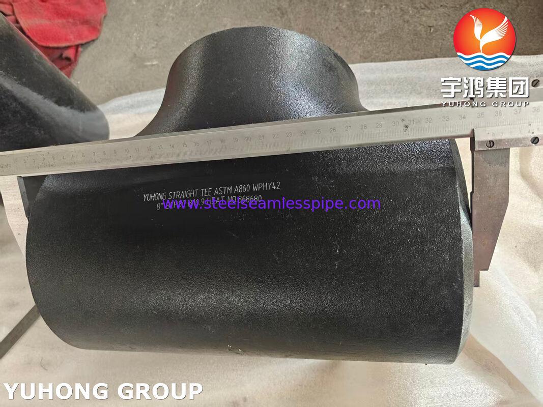 ASTM A860 WPHY 42 Σιδηροδρομικά εξαρτήματα σωλήνων από ατσάλι άνθρακα ASME B16.9