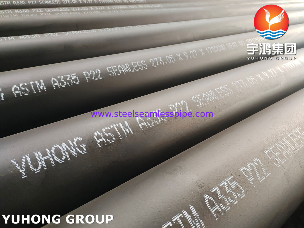 ASTM A335 P22 Σύνθετο χάλυβα αδιάβροχο σωλήνα
